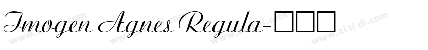 Imogen Agnes Regula字体转换